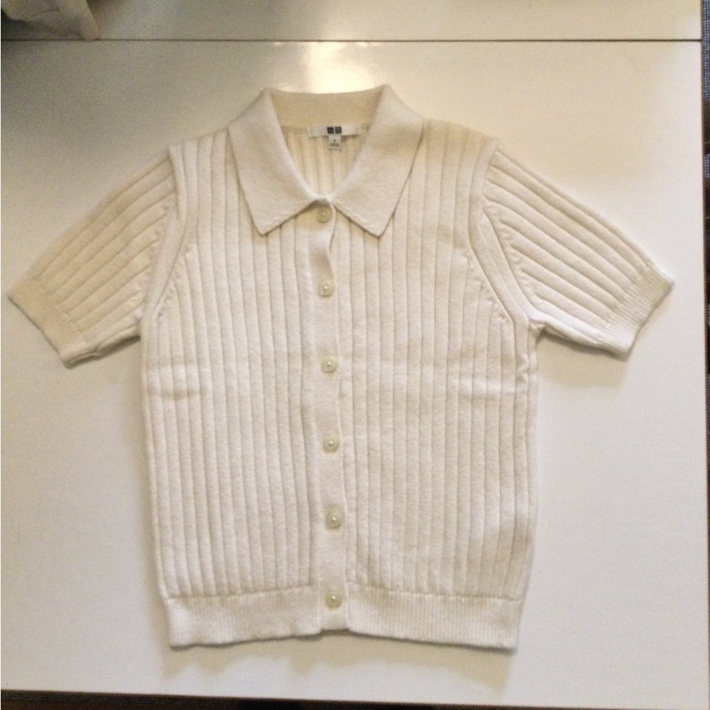 Uniqlo Short Sleeve Collared Sweater
